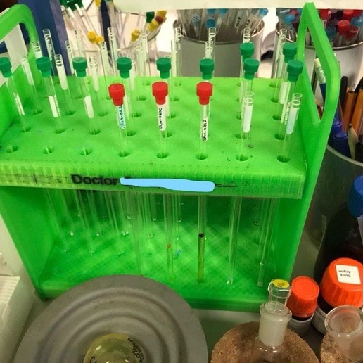 Download STL file NMR Tube rack Slot Together ・ Cults